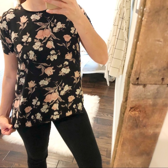 Sienna Sky boho floral small hi lo summer Top - Picture 1 of 4
